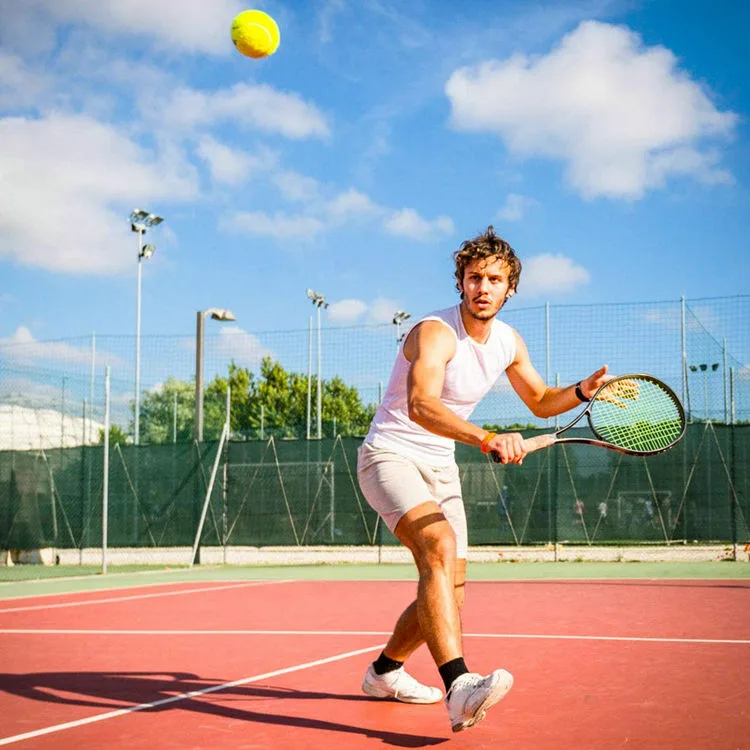 Proper tennis grip demonstration